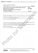 Änderung ČSN EN 12797:2002/A1 1.8.2004 Ansicht
