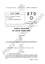 Die Norm UIC 313-3ed. 1.1.1991 Ansicht