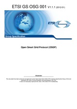 Die Norm ETSI GS OSG 001-V1.1.1 13.1.2012 Ansicht