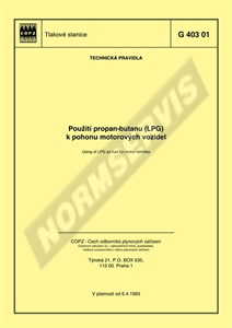 Die Norm TPG 40301 6.4.1993 Ansicht